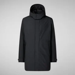 Men's coat Nestor in blue black