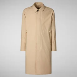 Men's coat Preston in stardust beige