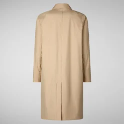 Men's coat Preston in stardust beige