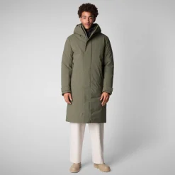Men's coat Roderick in laurel green