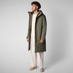 Men's coat Roderick in laurel green