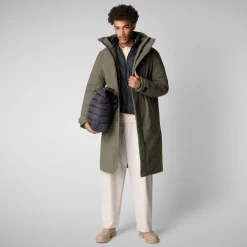 Men's coat Roderick in laurel green