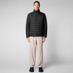 Men's Erion Puffer Jacket in Black