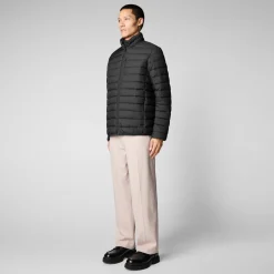 Men's Erion Puffer Jacket in Black