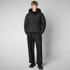 Men's  Hooded Jacket Ezra in Black