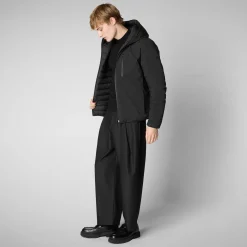 Men's  Hooded Jacket Ezra in Black