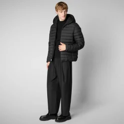 Men's  Hooded Jacket Ezra in Black