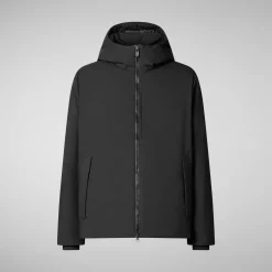 Men's  Hooded Jacket Obione in Black