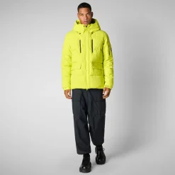 Men's  Hooded Parka Alter in Lichen Green