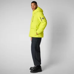 Men's  Hooded Parka Alter in Lichen Green