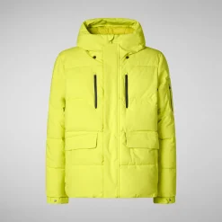 Men's  Hooded Parka Alter in Lichen Green