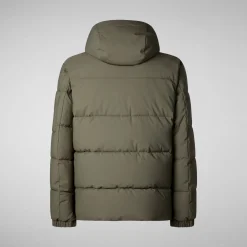 Men's  Hooded Parka Alter in Laurel Green
