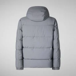Men's  Hooded Parka Alter in Mid Grey