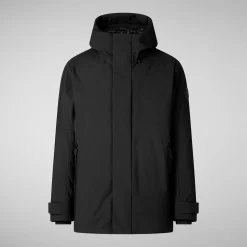 Men's hooded parka Wilder in black