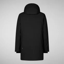 Men's  hooded parka Wilson in black