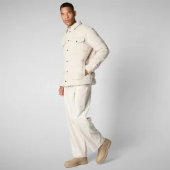 Men's  jacket Magnus in rainy beige