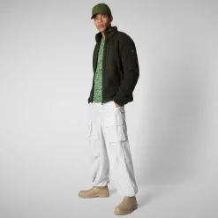 Men's  jacket porter in land green