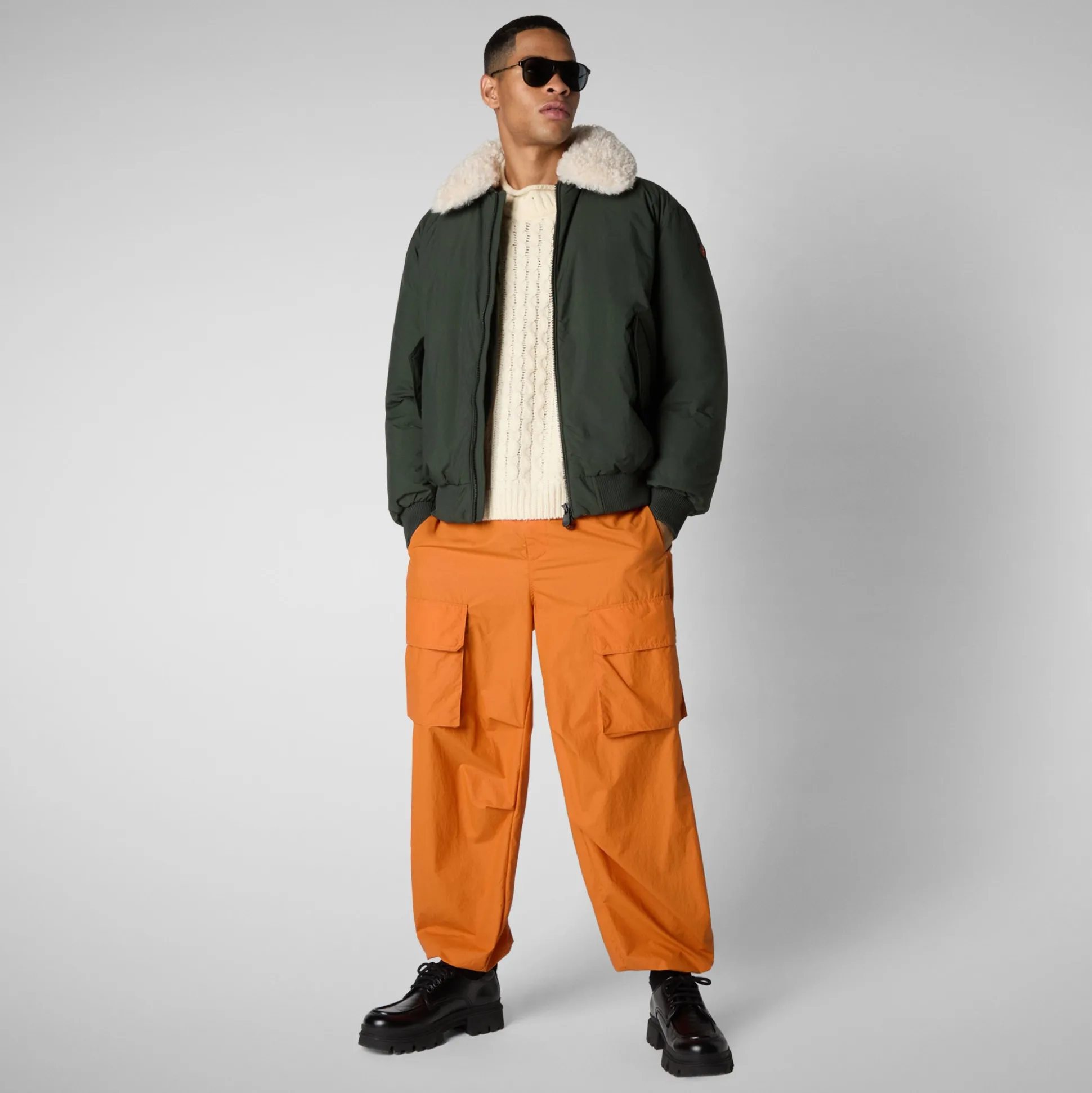 Men's jacket Riker in land green