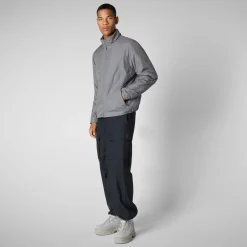 Men's  Jacket Roland in Mid Grey