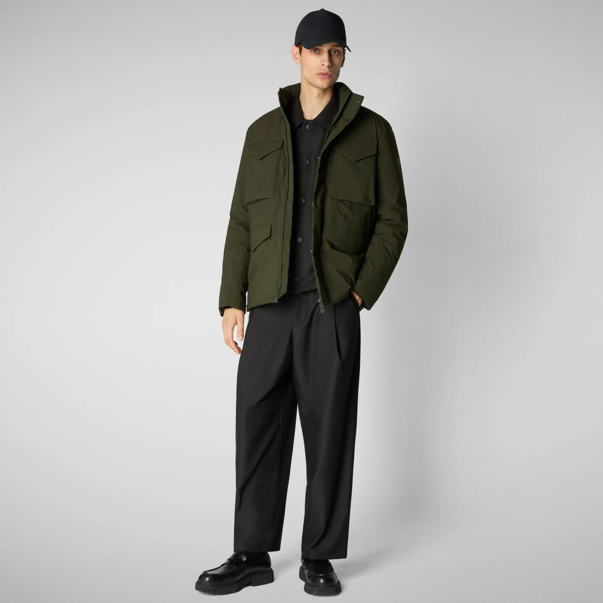 Men's jacket trenton in land green