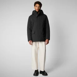 Men's  parka Elon in black