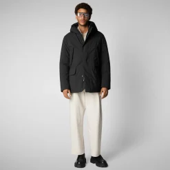 Men's  parka Elon in black