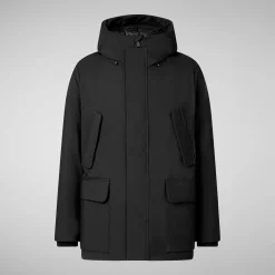 Men's  parka Elon in black