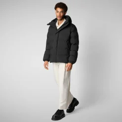 Men's  parka leland in black