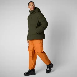 Men's  parka leland in land green