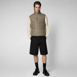 Men's  Puffer Jacket Adam in Elephant Grey