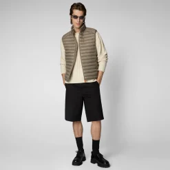 Men's  Puffer Jacket Adam in Elephant Grey