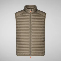 Men's  Puffer Jacket Adam in Elephant Grey