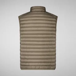 Men's  Puffer Jacket Adam in Elephant Grey