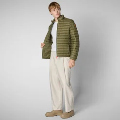 Men's  Puffer Jacket Alexander in Dusty Olive