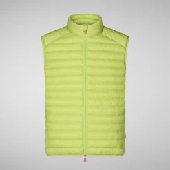 Men's  Puffer Vest Adam in Lichen Green
