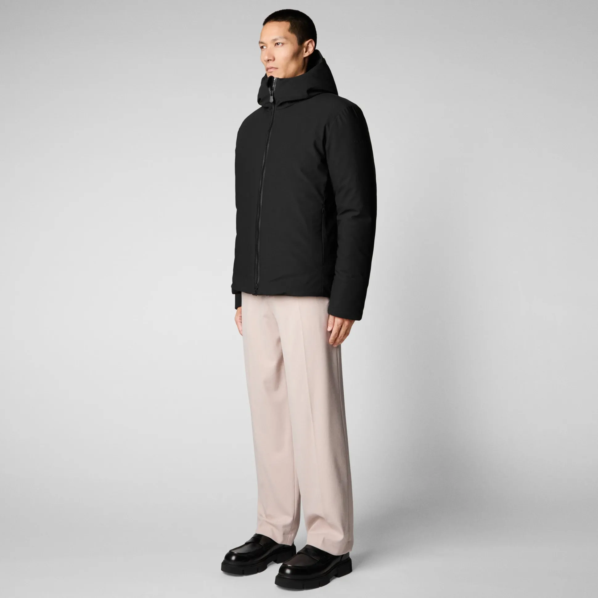 Men's Sabal Hooded Jacket in Black
