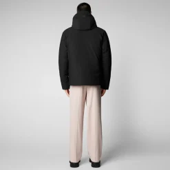 Men's Sabal Hooded Jacket in Black