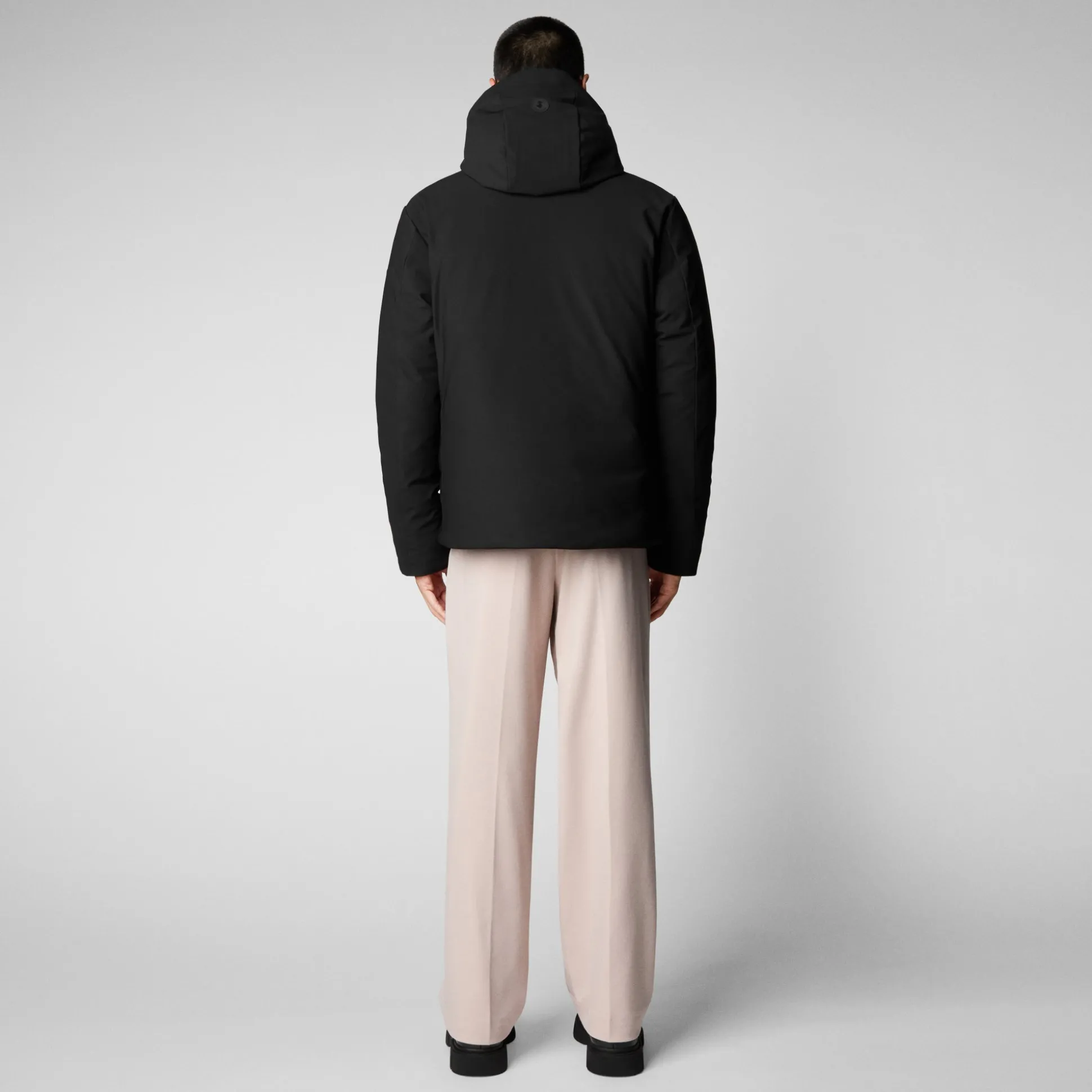 Men's Sabal Hooded Jacket in Black