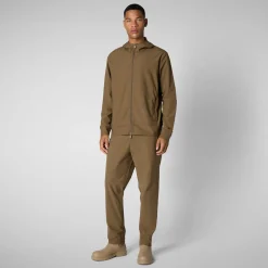 Men's  sweater Luiz in husk green