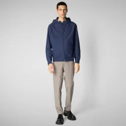 Men's  sweater Luiz in navy blue