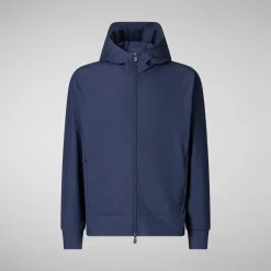 Men's  sweater Luiz in navy blue