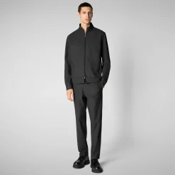 Men's sweatshirt Tulio in black