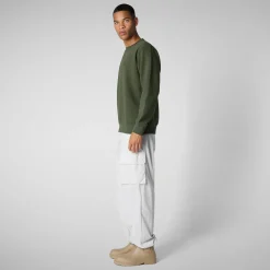 Men's t-shirt Uren in moss green