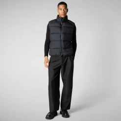 Men's  vest Arlen in BLUE BLACK