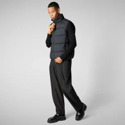 Men's  vest Arlen in BLUE BLACK