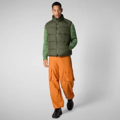 Men's  vest Arlen in DUSTY OLIVE