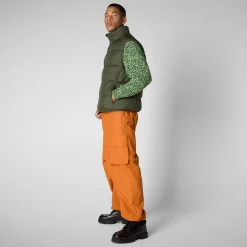 Men's  vest Arlen in DUSTY OLIVE