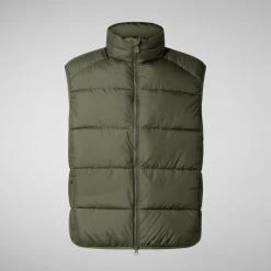 Men's  vest Arlen in DUSTY OLIVE