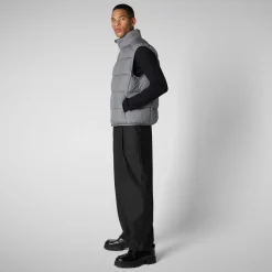 Men's  vest Arlen in Mid Grey