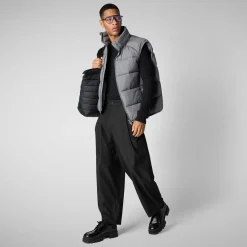 Men's vest Arlen in Mid Grey